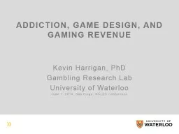 Addiction, Game Design, and Gaming Revenue
