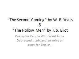 “The Second Coming” by W. B. Yeats