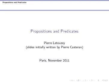 PropositionsandPredicates