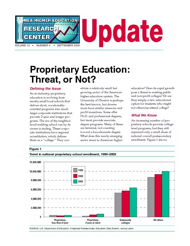 As an industry, proprietary education is evolving fromdeliver short, v