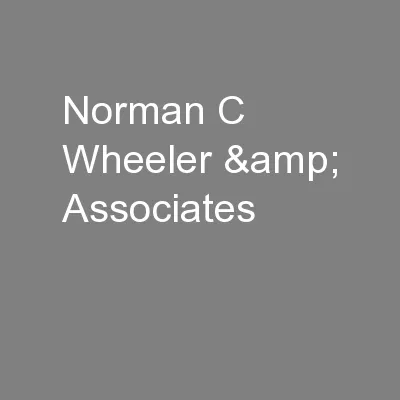 Norman C Wheeler & Associates