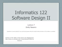 Informatics 122