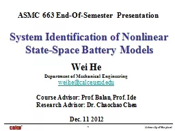 System Identification of Nonlinear State-Space Battery Mode