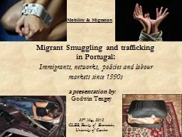 Migrant Smuggling and trafficking