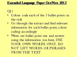 Extended Language Paper Oct/Nov 2012