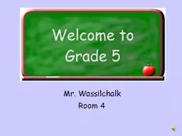 Mr. Wassilchalk