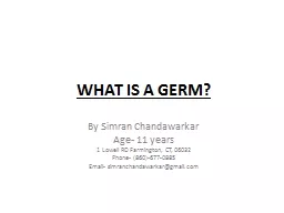 WHAT IS A GERM?