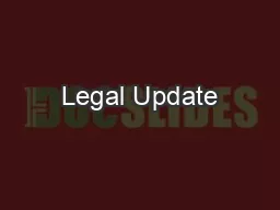 Legal Update
