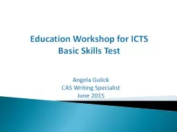 Education Workshop for ICTS Basic