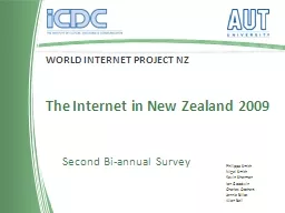 WORLD INTERNET PROJECT NZ