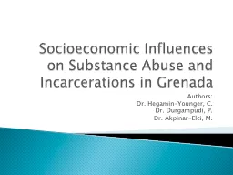 Socioeconomic Influences on Substance Abuse and Incarcerati