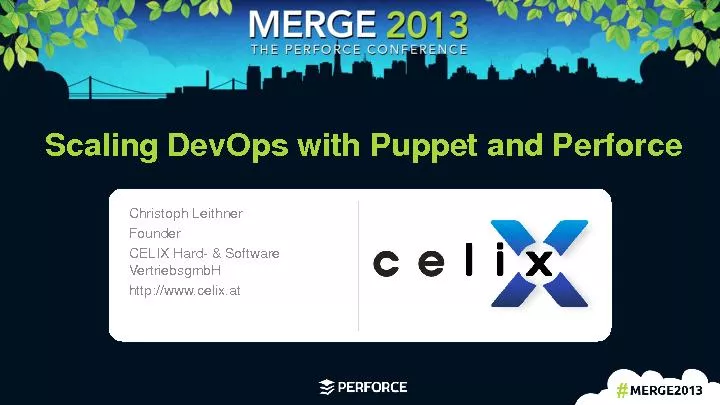 Scaling DevOps with Puppet and Perforce