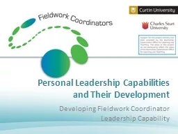 Personal Leadership Capabilities and Their Development