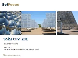 Solar CPV 201