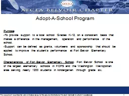 .                        Adopt-A-School Program