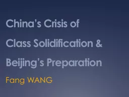 China’s Crisis of