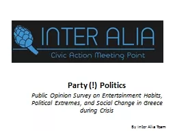 Party (!) Politics
