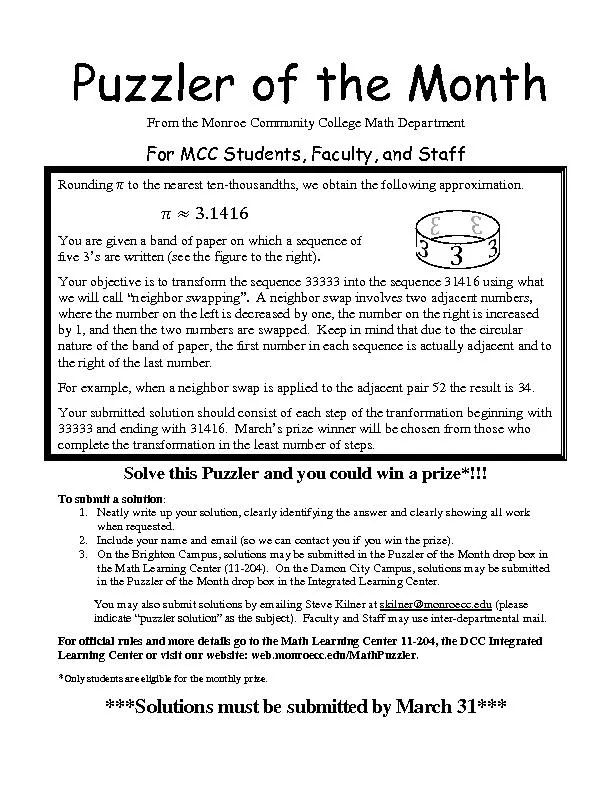 Puzzler of the Month