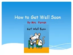 How to Get Well Soon