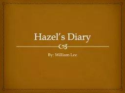 Hazel’s Diary