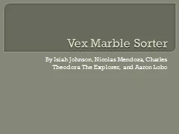 Vex Marble Sorter