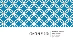 Concept video