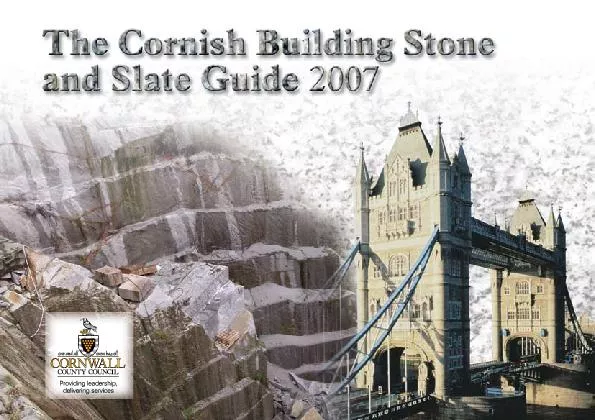 The Cornish Building Stone and Slate Guide2