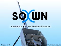 Southampton Open Wireless Network