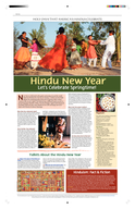 Why is New Year celebrated in April How is the New Year celebrated What is the rst seeing  tradition Are there other dates for New Year What is the nature of the Hindu cal endar What part do neem lea