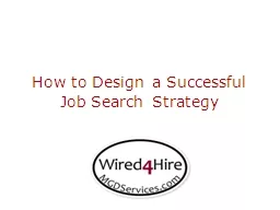 How to Design a Successful Job Search Strategy