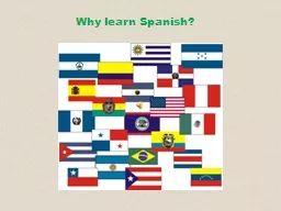 Why learn Spanish?