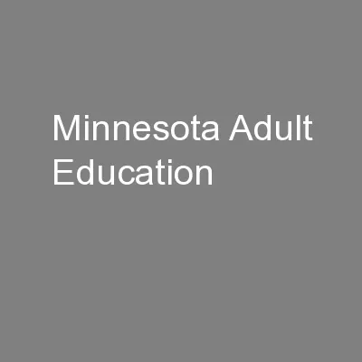 Minnesota Adult Education