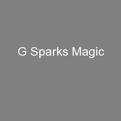 G Sparks Magic