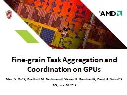 Fine-grain Task Aggregation and Coordination on GPUs