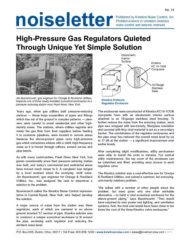 Years ago, when gas utilities built pressure-reducing