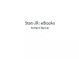 Stat-JR: eBooks