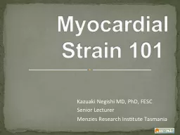 Myocardial Strain 101