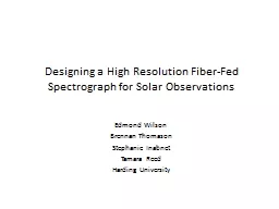 Designing a High Resolution Fiber-Fed Spectrograph for Sola