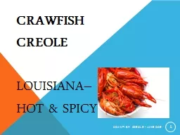 Crawfish Creole