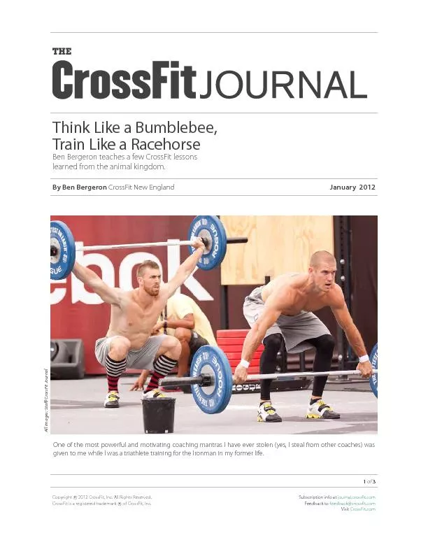 Copyright  2012 CrossFit, Inc. All Rights Reserved.CrossFit is a regis