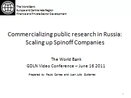 Commercializing public research in Russia: