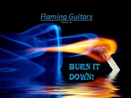 Flaming Guitars