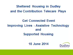 Sheltered Housing in Dudley