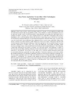 American-Eurasian J. Agric. & Environ. Sci., 13 (10): 1412-1439, 2013I