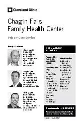 Chagrin falls family health center