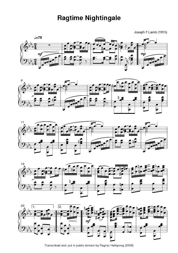 Transcribed and  put in public domain by Ragnar Hellspong (2009)
...