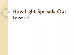 How Light Spreads Out