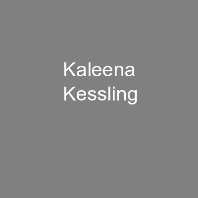 Kaleena Kessling