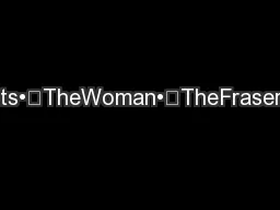 Backcountry Huts•	TheWoman•	TheFraser•	ThePomahak