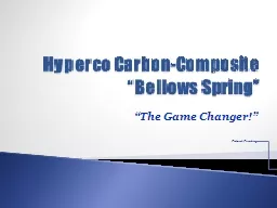 Hyperco Carbon-Composite “Bellows Spring”
